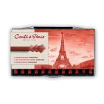 Conté à Paris Caja 12 Carres Sanguina