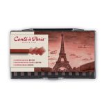 Conté à Paris Caja 12 Carres Bistre