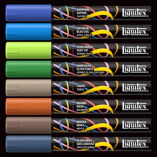 Liquitex Marker 8x2mm Set - Paisaje