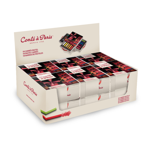 Conté à Paris Pack 12 Cajas 18 Carres Color