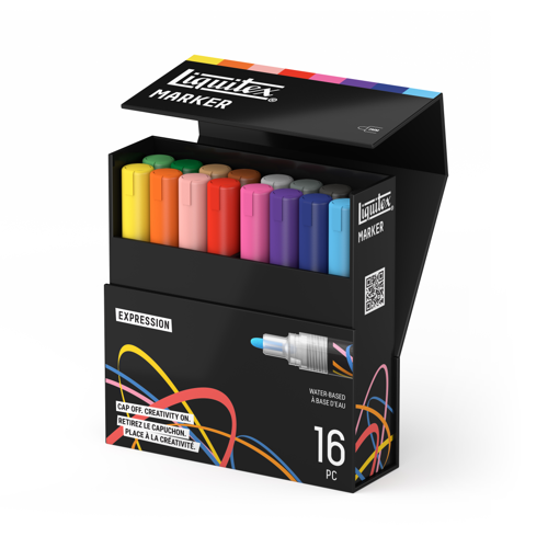 Liquitex Marker 16x2mm Set - Expresión
