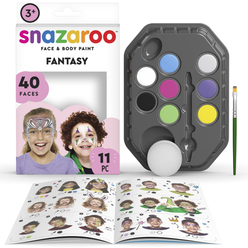Snazaroo - Kit de pintura facial fantasía