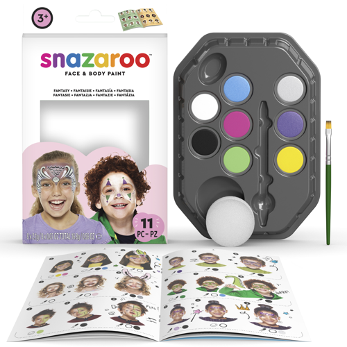Snazaroo - Kit de pintura facial fantasía