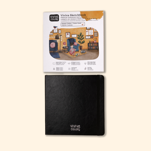 Viviva Cuaderno de Dibujo - Cuadroda - Algondon