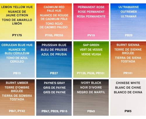 Winsor & Newton Acuarela Cotman Caja Pintor Plus 12 Tubos 8ml.