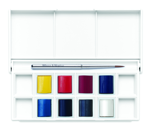 Winsor & Newton Acuarela Cotman Set Bolsillo Cielo 8x1/2 Godets
