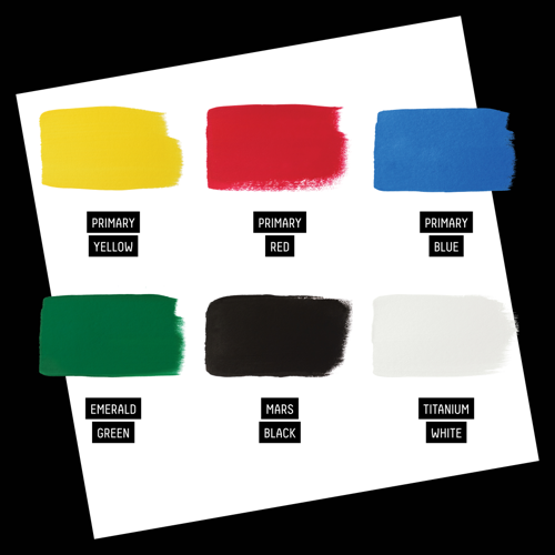 Liquitex Profesional Gouache Acrílico 6x22ml Set Colores Primarios