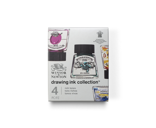 Winsor & Newton Set Completo Caligrafiax4 - Tonos Ricos