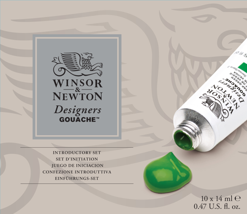 Winsor & Newton Designer Goauche Set Introducción 10x14ml