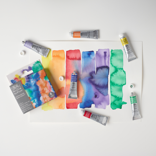 Winsor & Newton Acuarela Profesional Set Tubos 6x5ml Colores Winsor