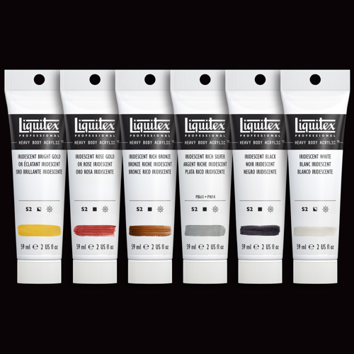 Liquitex Acrílico Heavy Body Set 6x59ml Iridiscentes