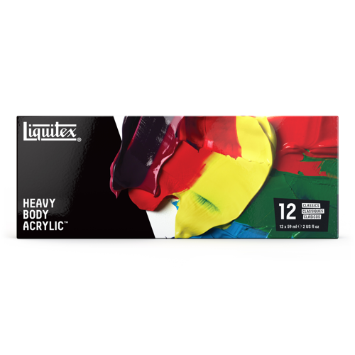 Liquitex Profesional Heavy Body Set 12x59ml Colores Clásicos