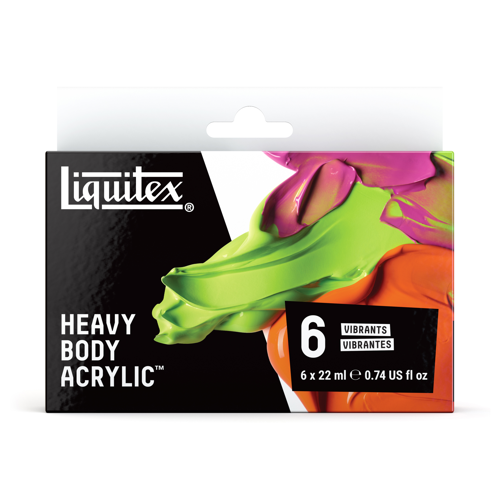 Liquitex Profesional Heavy Body Set 6x22ml Colores Vibrantes