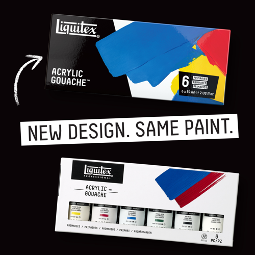 Liquitex Profesional Gouache Acrílico 6x59ml Set Colores Primarios