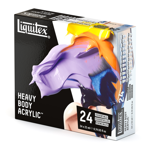 Liquitex Acrílico Heavy Body Set 24x22ml Esenciales