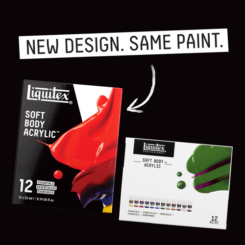 Liquitex Professional Soft Body 12x22ml Set Colores Esenciales
