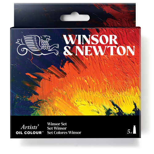 Winsor & Newton Oleo Artists Set Tubos 5x37ml Colores Winsor
