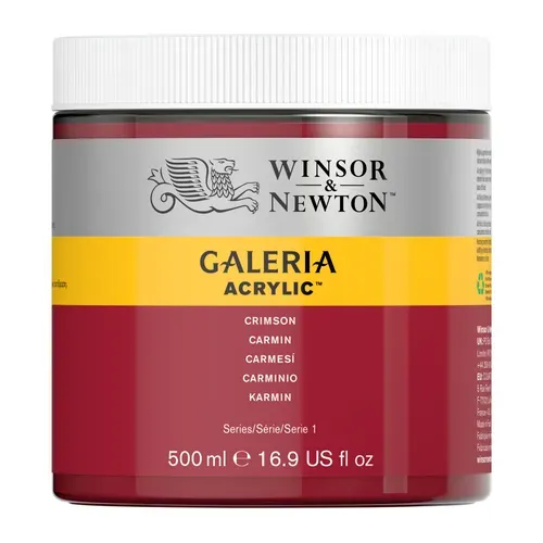 Winsor & Newton Acrílico Galería 500ml Carmesí
