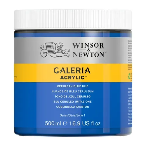 Winsor & Newton Acrílico Galería 500ml Tono Azul Cerúleo