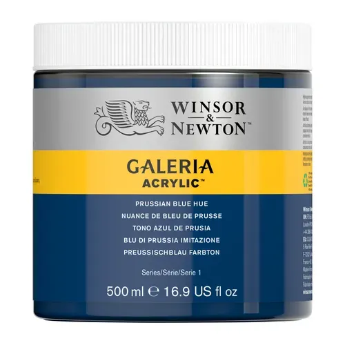 Winsor & Newton Acrílico Galería 500ml Tono Azul De Prusia