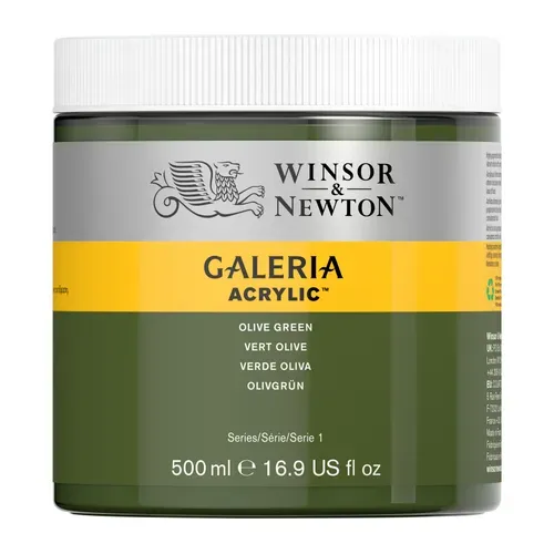 Winsor & Newton Acrílico Galería 500ml Verde Oliva
