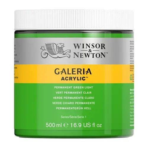 Winsor & Newton Acrílico Galería 500ml Verde Claro Permanente