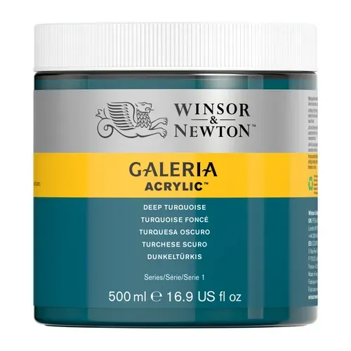 Winsor & Newton Acrílico Galería 500ml Turquesa Oscuro