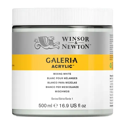 Winsor & Newton Acrílico Galería 500ml Blanco Para Mezclar