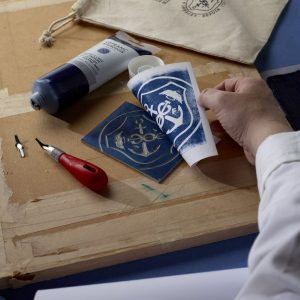 Encres à l'eau Linogravure