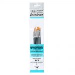 Winsor & Newton Foundation Pinceaux Aquarelle x6 1/2/5/6/3/4