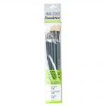 Winsor & Newton Foundation Brosses Huile Soie Manche Long x6