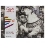 Conté à Paris Assortiment x48 Crayons Pastel Boite Carton