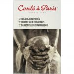 Conté à Paris Fusain Comprime Assortiment De 12