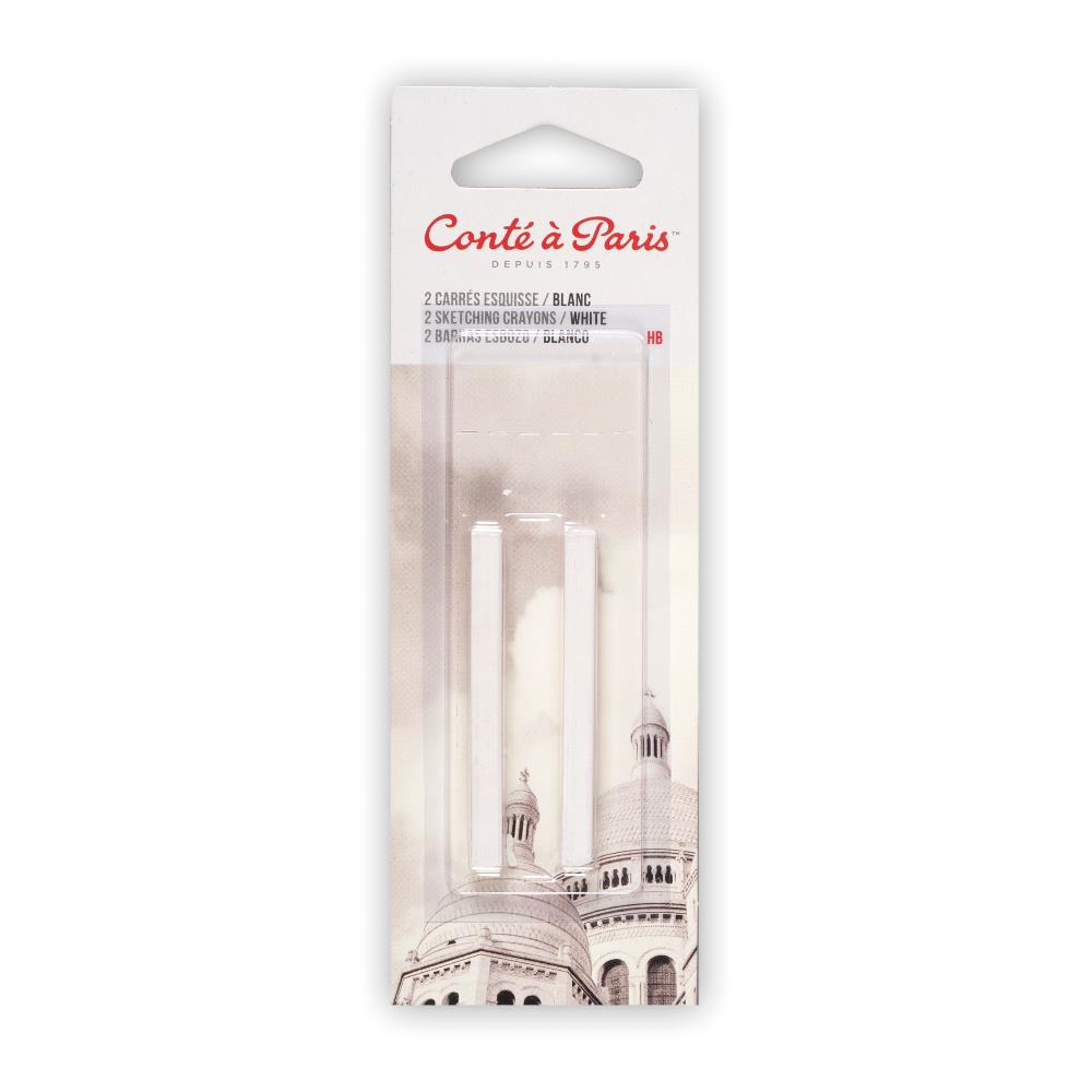 Conté à Paris Blister 2 Carrés Esquisse Blanc HB