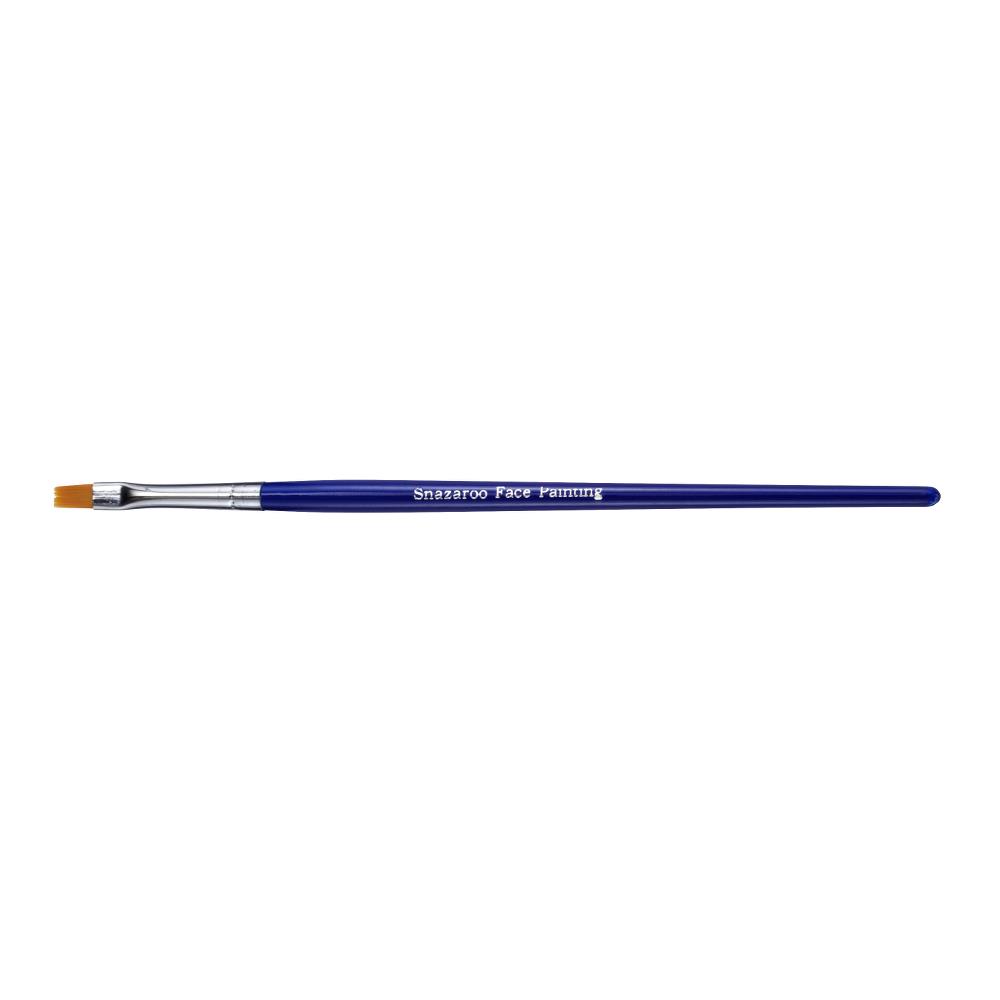 Snazaroo Pinceau Bleu Plat Fin - Universel