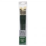 Winsor & Newton Set 5 Brosses Winton Manche Long