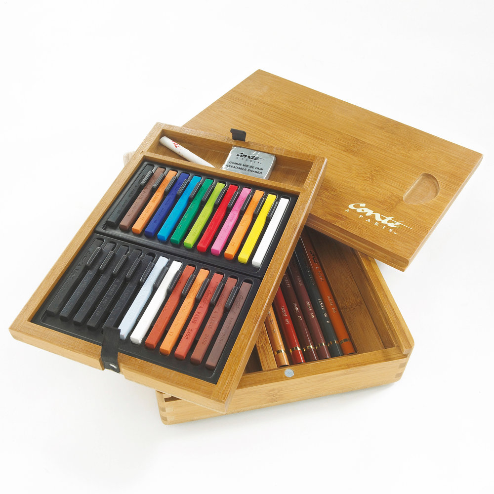 Conté à Paris Coffret Bambou Plumier Esquisse