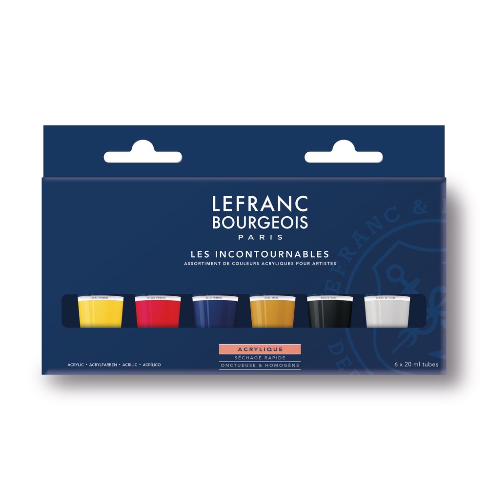 Lefranc Bourgeois Assortiment d'Acrylique Fine 