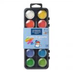 Lefranc Bourgeois Enfants Boîte de 12 Pastille de Gouache et Accessoires