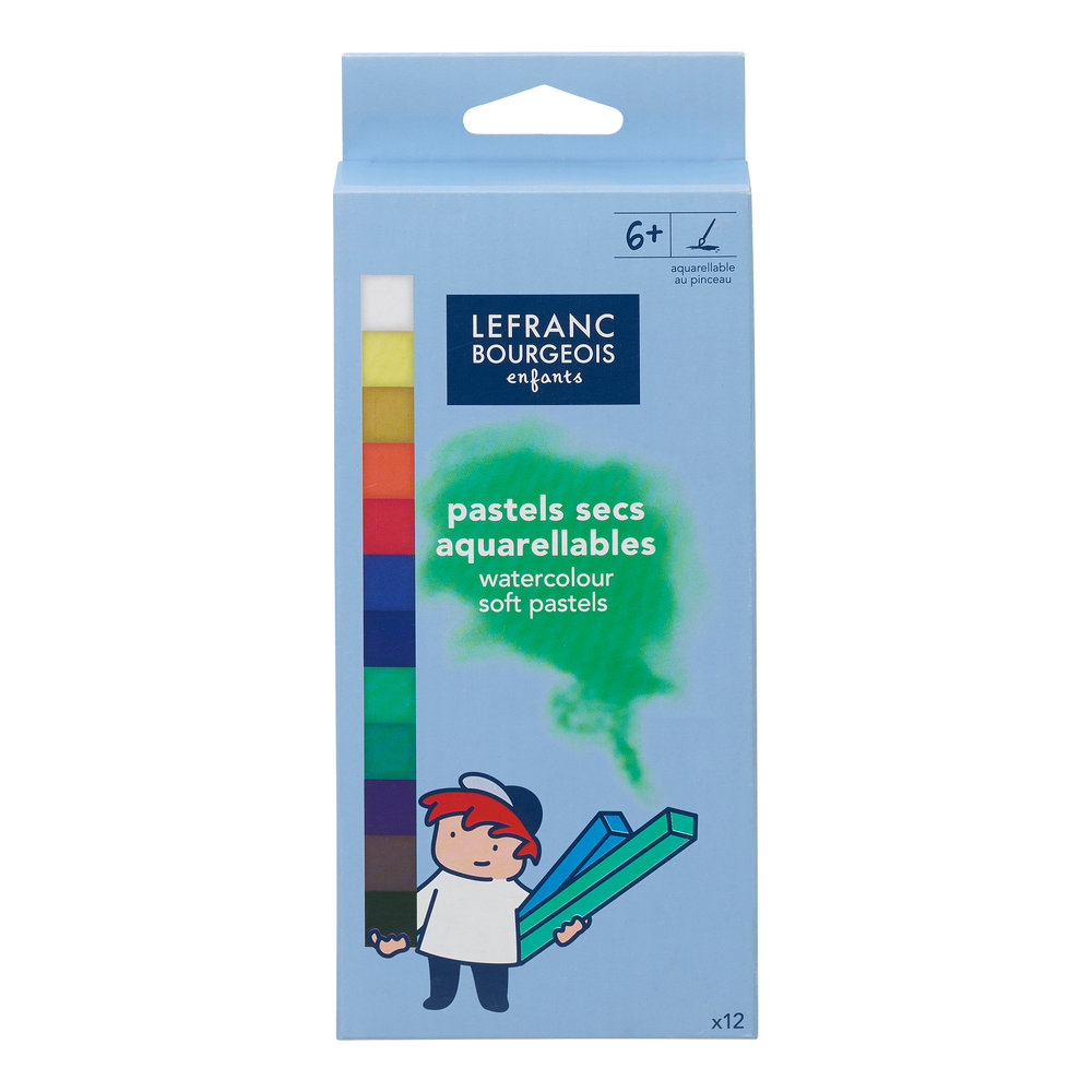Lefranc Bourgeois Enfants Assortiment de 12 Pastels Tendres