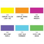 Liquitex Set 6 Markers Pointe Large Couleurs Vives