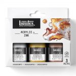 Liquitex Encre Acrylique Ink Pack 3 Couleurs Iridescentes
