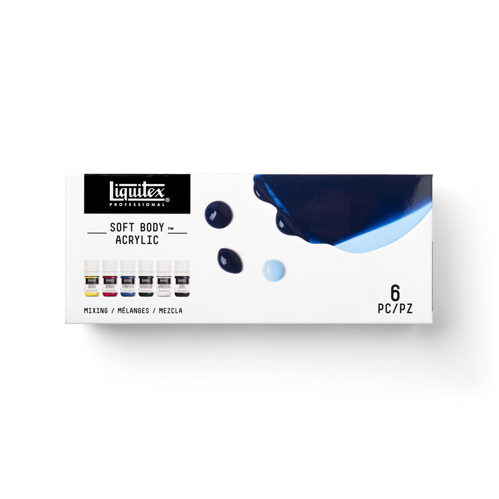 Liquitex Professional Soft Body Set 6x22ml Mixing