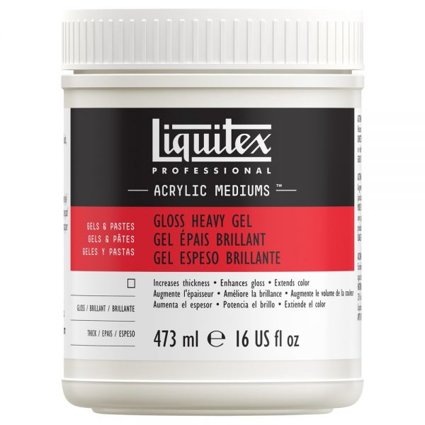 Liquitex Gessos, médiums et vernis, Medium Gel Epais Brillant