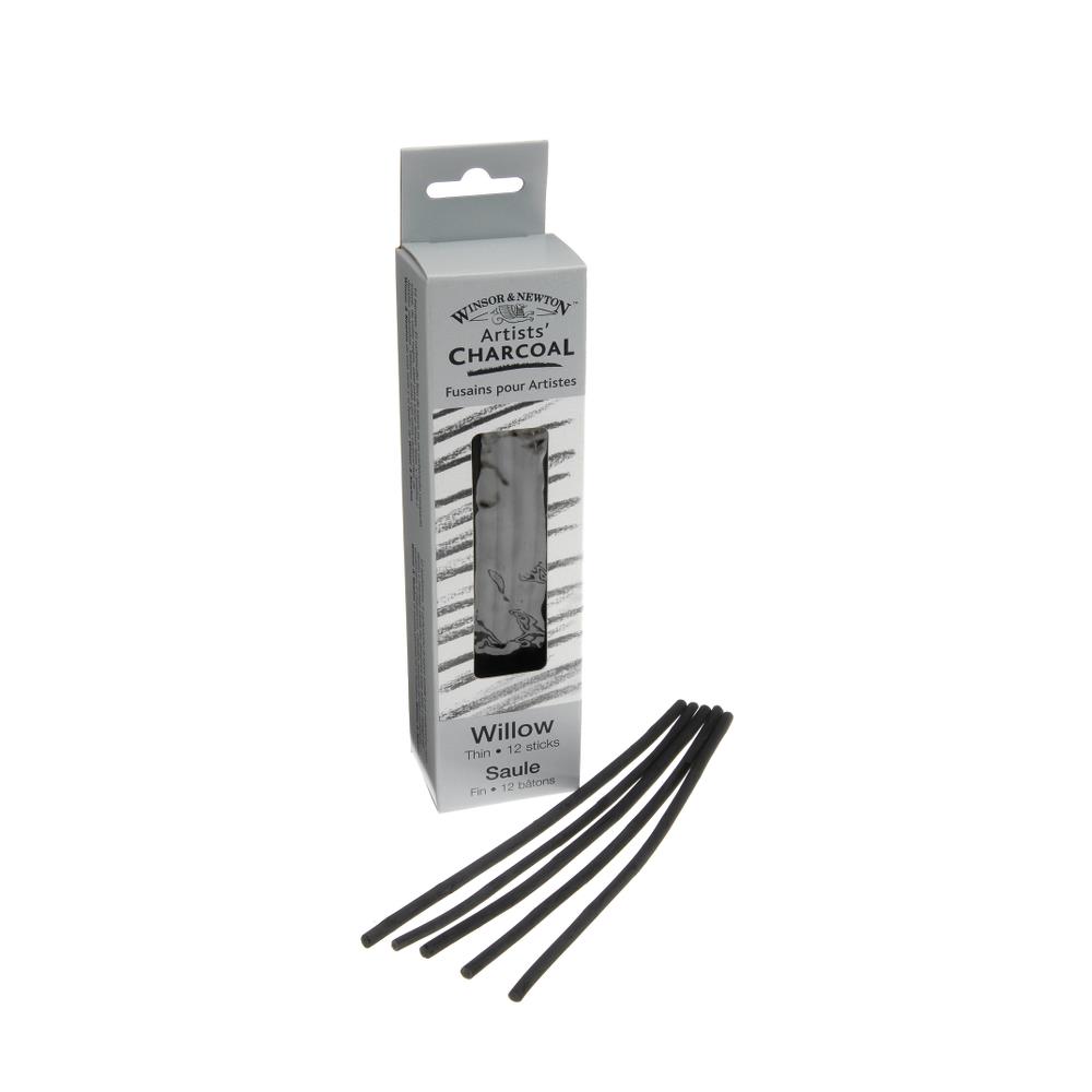 Winsor & Newton Fusains 12 Batons Fins