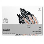 Winsor & Newton Papier Bristol Bloc 250g A2 20 Feuilles