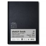 Winsor & Newton Papier Esquisse Cahier De Croquis Relie 170g A4 50 Feuilles