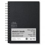Winsor & Newton Papier Esquisse Cahier De Croquis Spirale 110g 17,8x25,4cm 80 Feuilles