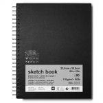 Winsor & Newton Papier Esquisse Cahier De Croquis Spirale 110g 22,9x30,5cm 80 Feuilles