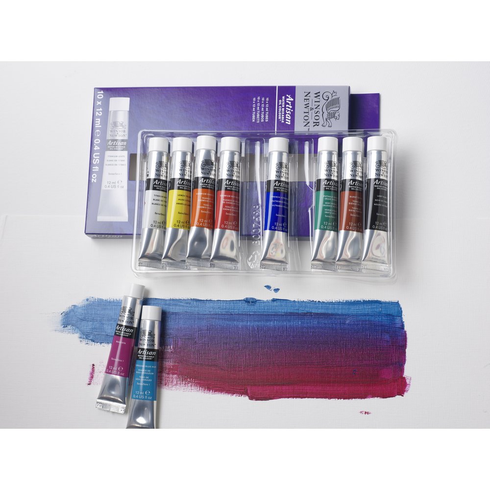 Winsor & Newton Artisan Water Moc 10x12ml Set D'Initiation